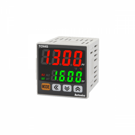 디바이스마트,스위치/부저/전기부품 > 산업용 스위치/제어 기기 > 온도조절기,(주)오토닉스,실속형 PID 온도조절기 TCN4S-22R-P(2단표시),PID제어온도조절기 / 2단 표시형, 터치 스위치 설정형 / 9999(4 digit) 7 세그먼트 LED / 외형크기:DINW48×H48mm / 전원전압:24VAC, 24-48VDC / 체결방식:커넥터플러그연결방식
