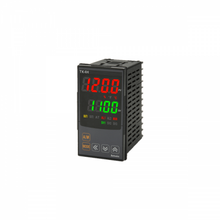 디바이스마트,스위치/부저/전기부품 > 산업용 스위치/제어 기기 > 온도조절기,(주)오토닉스,고기능 PID 온도조절기 TK4H-T2RR,고기능PID온도조절기 / 표시자릿수:9999(4 digit) 7 세그먼트 LED / 외형크기:DIN W48×H96mm / 전원전압:24VAC, 24-48VDC / 제어출력1:Relay 출력 / 제어출력2:Relay 출력
