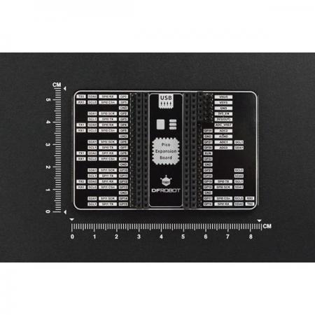 디바이스마트,오픈소스/코딩교육 > 라즈베리파이 > 라즈베리파이 확장보드/HAT,DFROBOT,IO Expansion Board for Raspberry Pi Pico [DFR0836],라즈베리파이 피코 용 IO 확장 보드 / 치수: 84.00x55.00mm/33.07x21.65