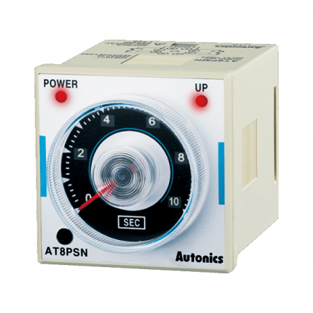 디바이스마트,스위치/부저/전기부품 > 산업용 스위치/제어 기기 > 카운터/타이머,(주)오토닉스,아날로그 타이머 AT8PSN-2,Power OFF Delay 아날로그 타이머 / 8핀플러그형 / 시간단위:초 / 전원전압 :24VAC, 24VDC
