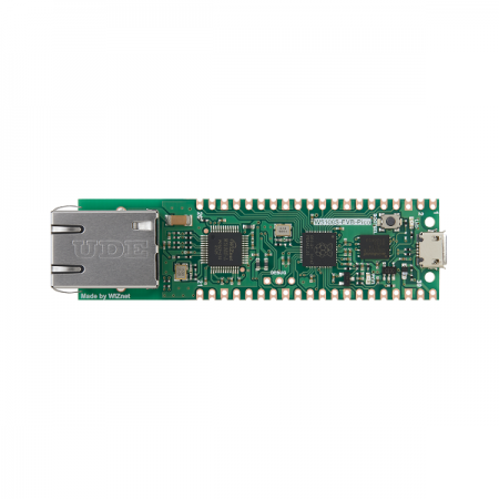 디바이스마트,오픈소스/코딩교육 > 라즈베리파이 > 라즈베리파이 확장보드/HAT,WIZNET,W5100S-EVB-Pico,라즈베리파이 피코와 연결하여 사용하는 애드온 보드 / 각각 2개의 UART, I2C, SPI / 16개의 PWM 채널