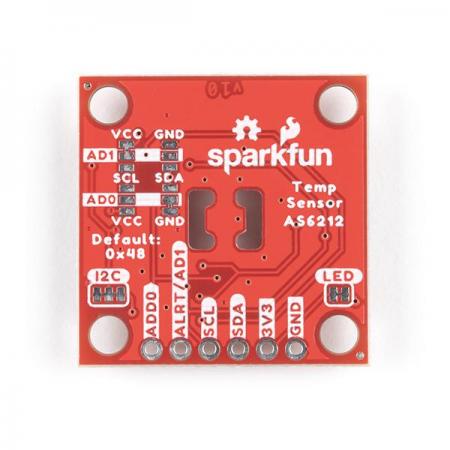 디바이스마트,MCU보드/전자키트 > 센서모듈 > 온도/습도 > 온도센서,SparkFun,SparkFun Digital Temperature Sensor Breakout - AS6212 (Qwiic) [SEN-18521],디지털 온도 센서 브레이크아웃 보드 / 작동 온도 범위: -10°C ~ 125°C