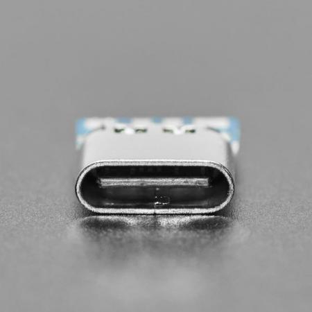 디바이스마트,MCU보드/전자키트 > 통신/네트워크 > USB관련,Adafruit,Simple USB C Socket Breakout [ada-5180],USB C타입 브레이크아웃 / 치수: 14.5mm x 9.2mm x 3.2mm