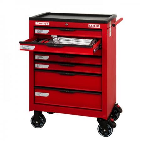 디바이스마트,수공구/전자공구/전동공구 > 전자공구 > 공구가방/공구세트 > 공구세트,LUUX,이동형 공구세트(자동차 정비) - CAR-181,7단 서랍을 사용한 고품질 이동형 자동차 정비 공구세트 / 도난 방지를 위한 잠금 장치 기능 / 181pcs 구성