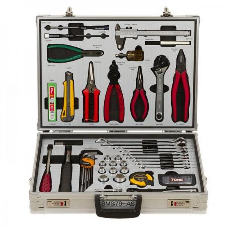 디바이스마트,수공구/전자공구/전동공구 > 전자공구 > 공구가방/공구세트 > 가방형,LUUX,가방형 공구세트(종합정비) - SMS79-AS,보관 및 휴대가 간편한 전문가용 종합 정비 공구 세트 / 도난 방지를 위한 잠금 장치 기능 / 79pcs 구성