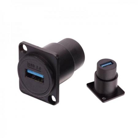 디바이스마트,커넥터/PCB > 플러그/잭 > 매입형 소켓 > 키스톤잭/패널마운트,FRATT,USB 3.0 A타입 패널마운트 소켓 [THS-PMSU30],86패널 마운트 소켓 / 인터페이스 : USB 3.0 A 타입 FEMALE