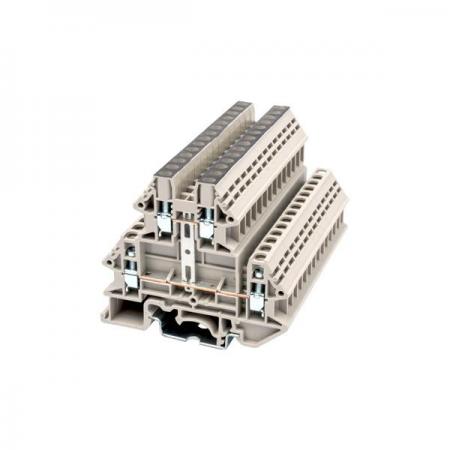 디바이스마트,커넥터/PCB > 터미널블럭 > DINKLE (Rail 산업용) > 4㎟ series,DINKLE,DKK4N-PV,M3, 600V, 30A, Grey (default) / 길이 : 6.1mm / 너비 : 71.5mm / 높이 : 62.2mm