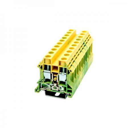 디바이스마트,커넥터/PCB > 터미널블럭 > DINKLE (Rail 산업용) > 10㎟ series,DINKLE,DK10N-PE,M4, Green-Yellow (default) / 길이 : 10mm / 너비 : 47.15mm / 높이 : 50.2mm