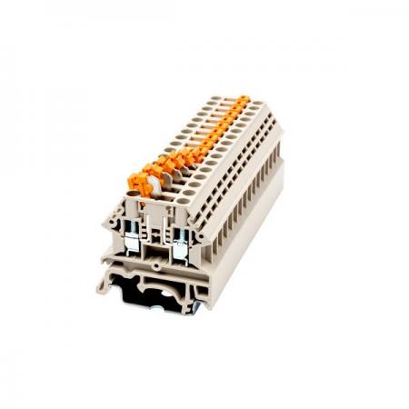 디바이스마트,커넥터/PCB > 터미널블럭 > DINKLE (Rail 산업용) > 4㎟ series,DINKLE,DK4N-TG,M3, 300V, 30A, Beige (default) / 길이 : 6.1mm / 너비 : 40.7mm / 높이 : 40.9mm