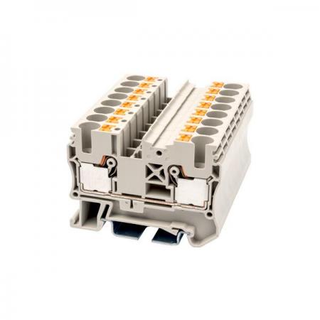 디바이스마트,커넥터/PCB > 터미널블럭 > DINKLE (Rail 산업용) > 6㎟ series,DINKLE,DP6,M4, 600V, 40A, Beige (default) / 길이 :57.8mm / 너비 : 8mm / 높이 : 42mm