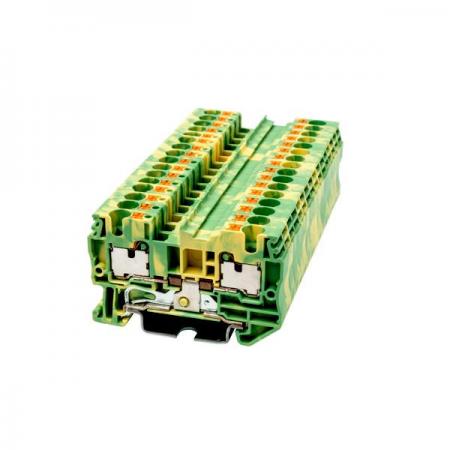 디바이스마트,커넥터/PCB > 터미널블럭 > DINKLE (Rail 산업용) > 4㎟ series,DINKLE,DP4-PE,600V, Green-Yellow (default) / 길이 : 57mm / 너비 : 6.1mm / 높이 : 35.5mm