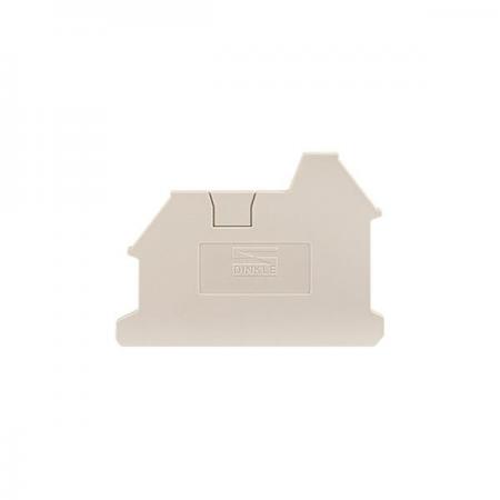 디바이스마트,커넥터/PCB > 터미널블럭 > DINKLE (Rail 산업용) > 단자대 악세서리,DINKLE,DK2.5NC-TN,END COVER / Material : PA66 / Color : Grey / Inflammability class : UL94-V0