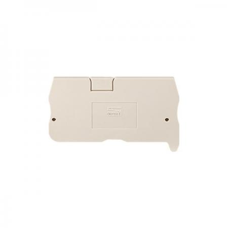 디바이스마트,커넥터/PCB > 터미널블럭 > DINKLE (Rail 산업용) > 단자대 악세서리,DINKLE,DP1.5C,END COVER / Material : PA66 / Color : Grey / Inflammability class : UL94-V0