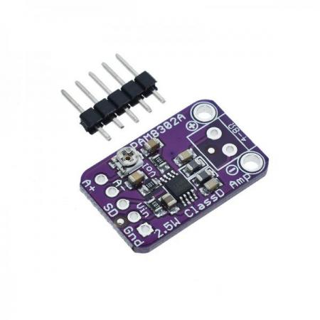 디바이스마트,MCU보드/전자키트 > 음악/앰프/녹음 > 앰프/증폭,OEM,PAM8302 2.5W Class D 모노 오디오 앰프모듈 [CJMCU-832],PAM8302 기반의 모노 앰프 모듈 / 전원 : 2V ~ 5.5V / 출력 : 2.5W / 주파수 범위 : 20 - 200 kHz / 크기 : 24mm × 15mm