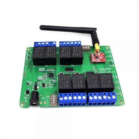 디바이스마트,MCU보드/전자키트 > 통신/네트워크 > RF/LoRa,라디오리써치,산업용 무선 콘트롤러, 인증 송신모듈 내장 (DW447IO),사용 주파수대 : 447.8625MHz ~ 447.9875MHz / Swivel Antenna