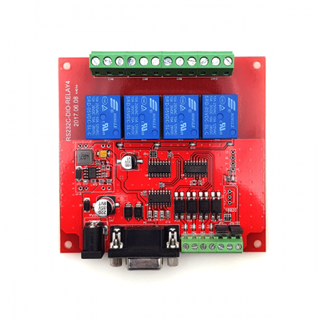 디바이스마트,MCU보드/전자키트 > 전원/신호/저장/응용 > 릴레이,한진데이타,RS232C 시리얼 제어 4채널 I/O 릴레이모듈(P4406),RS232C 통신으로 4개의 릴레이 입출력 제어가 가능한 모듈