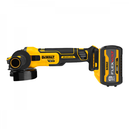 디바이스마트,수공구/전자공구/전동공구 > 전동/엔진공구 > 충전공구 > 충전그라인더,디월트,그라인더 127mm DCG409X1 배터리1개 (20V/9.0Ah),전압 20V MAX 9.0Ah FLEXVOLT Advantage / 최대출력 1647W / 스핀들직경 M10 / 날지름125mm / 본체,충전기,배터리1개,티스텍박스 포함