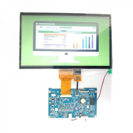 디바이스마트,LED/LCD > LCD COLOR > 칼라터치 LCD패널 > 12인치 컬러터치 LCD패널,가나시이스,GL-101L + LT101A-03ACT,10.1인치 TFT-LCD, 1024x600 pixels, IPS Panel,  정전식(Capacitive) 터치패널 지원, RS-232 interface