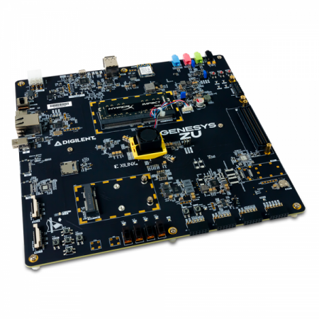 디바이스마트,MCU보드/전자키트 > 프로세서/개발보드 > Digilent > FPGA 및 Embedded,Digilent,Genesys ZU-5EV: Zynq Ultrascale+ MPSoC Development Board 410-383-5EV,스마트 비전을 위한 개발보드 /  Xilinx Zynq® UltraScale+™ MPSoC EV / Mali-400 MP2 그래픽 처리 장치 /  256K 로직 셀 / H.264/H.265