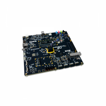 디바이스마트,MCU보드/전자키트 > 프로세서/개발보드 > Digilent > FPGA 및 Embedded,Digilent,Genesys ZU-5EV: Zynq Ultrascale+ MPSoC Development Board 410-383-5EV,스마트 비전을 위한 개발보드 /  Xilinx Zynq® UltraScale+™ MPSoC EV / Mali-400 MP2 그래픽 처리 장치 /  256K 로직 셀 / H.264/H.265