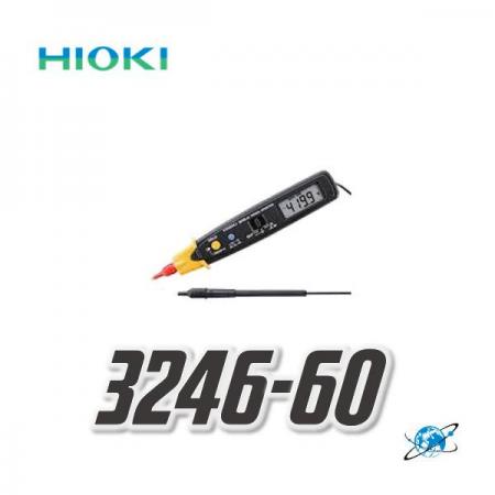 디바이스마트,계측기/측정공구 > 전기/전자 계측기 > 휴대형멀티미터,HIOKI,3246-60 PENCIL HiTESTER,테스트 리드와 본체가 일체형인 펜슬형 DMM / 어두운 곳에서 편리한 선단부 LED 조명 장착
