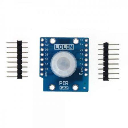 디바이스마트,오픈소스/코딩교육 > 파이썬/IoT 개발 보드 > WeMos > WeMos 정품보드/모듈,WeMos,[정품] WeMos D1 Mini용 PIR(Passive) 센서 실드 PIR Shield V1.0.0,WEMOS, LOLIN용 Passive 적외선 센서 shield / Mounting hole : 2mm(2Φ) / 25.6 x 28.2mm