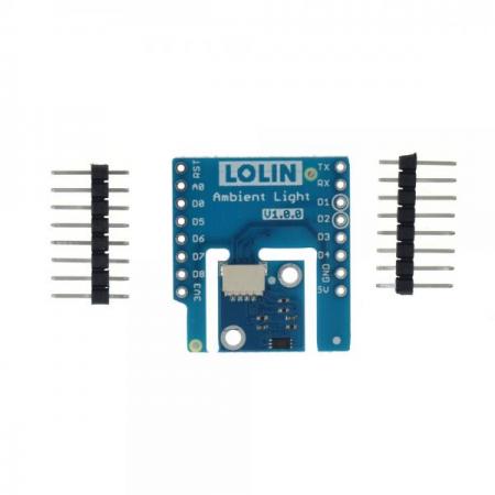 디바이스마트,오픈소스/코딩교육 > 파이썬/IoT 개발 보드 > WeMos > WeMos 정품보드/모듈,WeMos,[정품] WeMos D1 Mini용 BH1750 조도센서 실드 Ambient light Shield V1.0.0,WEMOS, LOLIN용 BH1750FVI 조도센서 실드 / 인터페이스 : I2C / 감지 범위 : 1 ~ 65535 lx / 25.6 x 28.2mm