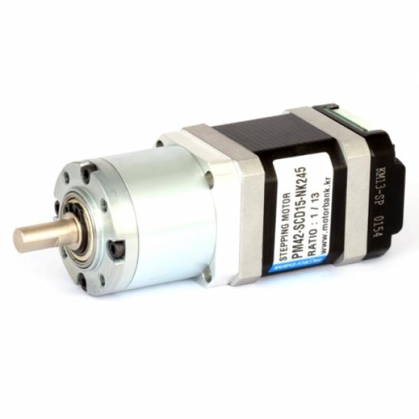 구동컨트롤러내장 드라이버일체형 메탈기어 유성감속 스텝모터 SCD15-PM42-NK245