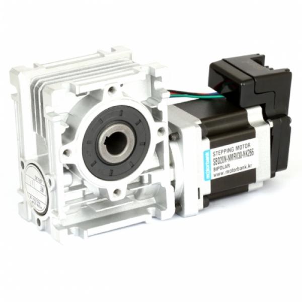 스텝모터 드라이버일체형 웜기어 모터 SBD20N-NMRV30-NK266