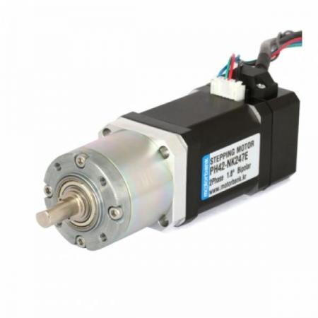 디바이스마트,기계/제어/로봇/모터 > 모터드라이버 > 스텝모터 드라이버 > 브랜드(모터뱅크) 스텝모터 드라이버,MotorBank,엔코더 헤리컬유성기어드 바이폴라 스테핑모터 PH42-NK247E 인크리멘탈,Low Backlash 지름 42mm 헤리칼 기어 / 유성감속기 스테핑모터 2상 바이폴라 고토크