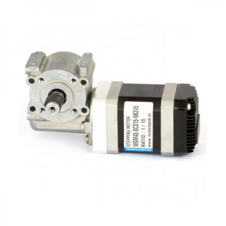 디바이스마트,기계/제어/로봇/모터 > 모터드라이버 > 스텝모터 드라이버 > 브랜드(모터뱅크) 스텝모터 드라이버,MotorBank,구동 컨트롤러내장 드라이버일체형 웜감속기어 스테핑모터 SCD15-WGM43-NK245,Φ43mm 구동 컨트롤러내장 드라이버 / 일체형 웜감속기어 스테핑모터