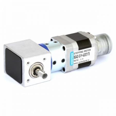 디바이스마트,기계/제어/로봇/모터 > 모터드라이버 > 스텝모터 드라이버 > 브랜드(모터뱅크) 스텝모터 드라이버,MotorBank,브레이크 장착 올메탈 베벨 유성감속기어 스테핑모터 BG42-STP-43D2175 바이폴라,Φ42mm 올메탈 베벨 유성감속기어 스테핑모터 / B타입 브레이크 장착 시나노겐시 스테핑모터