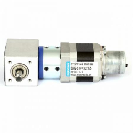디바이스마트,기계/제어/로봇/모터 > 모터드라이버 > 스텝모터 드라이버 > 브랜드(모터뱅크) 스텝모터 드라이버,MotorBank,브레이크 장착 올메탈 베벨 유성감속기어 스테핑모터 BG42-STP-43D2175 바이폴라,Φ42mm 올메탈 베벨 유성감속기어 스테핑모터 / B타입 브레이크 장착 시나노겐시 스테핑모터