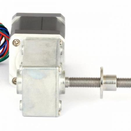 디바이스마트,기계/제어/로봇/모터 > 모터드라이버 > 스텝모터 드라이버 > 브랜드(모터뱅크) 스텝모터 드라이버,MotorBank,웜기어 리니어 스테핑모터 LM-WGM40-NK245,소형 웜감속기 리니어 스테핑모터 / 2상 바이폴라 메탈기어 M8 스크류