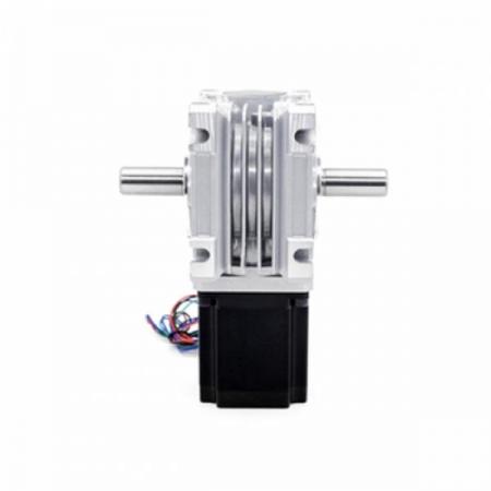 디바이스마트,기계/제어/로봇/모터 > 모터드라이버 > 스텝모터 드라이버 > 브랜드(모터뱅크) 스텝모터 드라이버,MotorBank,웜 감속기 스테핑모터 NMRV30D-NK265U 더블샤프트,순구리재질 / 고토크 / 고정밀 / 올금속 / 볼베어링