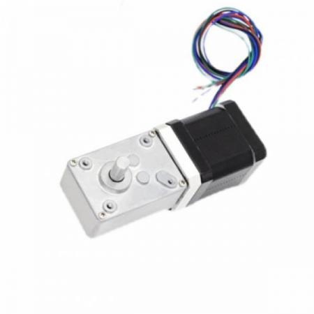 디바이스마트,기계/제어/로봇/모터 > 모터드라이버 > 스텝모터 드라이버 > 브랜드(모터뱅크) 스텝모터 드라이버,MotorBank,웜기어 스테핑모터 WGM40S-NK243U,순구리재질 / 고토크 / 고정밀 / 올금속 / 볼베어링