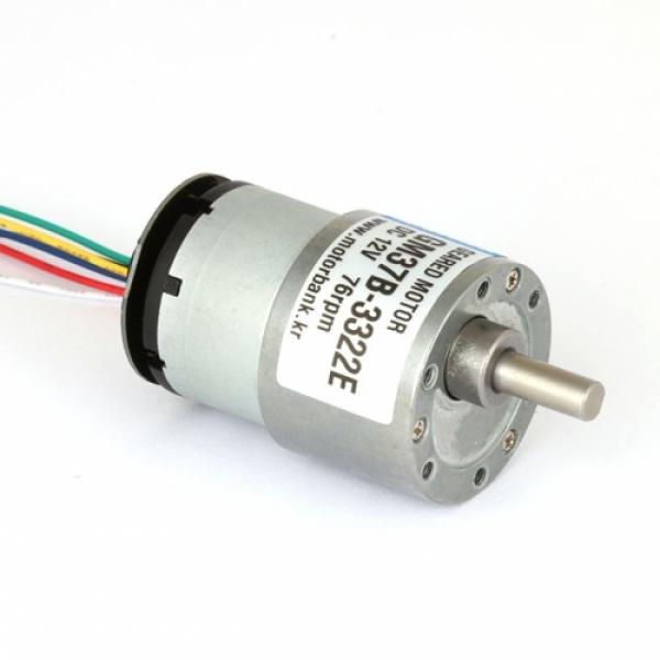 DC모터 소형 DC 감속기어 엔코더모터 GM37B-3322E DC12V