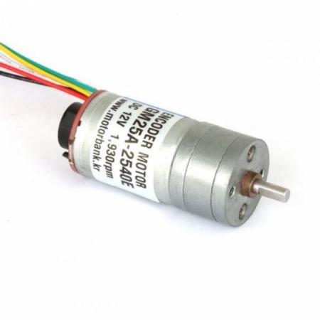 디바이스마트,기계/제어/로봇/모터 > 모터류 > BLDC모터 > BLDC모터,MotorBank,[납기2주]25mm 2상 소형 DC 감속기어 엔코더모터 GM25A-2540E-1260 DC12V,소형DC모터 Ø25mm 감속기 DC12V 의료용 로봇 / 반도체 / 정밀기기