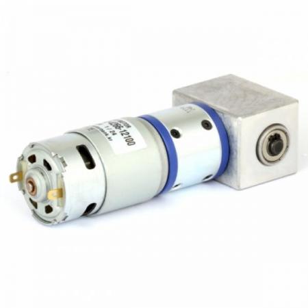 디바이스마트,기계/제어/로봇/모터 > 모터류 > DC기어드모터 > 일반기어,MotorBank,베벨기어드모터 BG42-4266-12100 DC12V 유성기어모터,DC12V 100W 강력형 Right Angle 베벨기어모터 / 지름42mm / 올메탈 유성기어모터