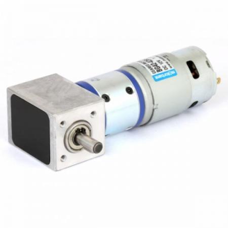 디바이스마트,기계/제어/로봇/모터 > 모터류 > DC기어드모터 > 일반기어,MotorBank,베벨기어드모터 BG42-4266-12100 DC12V 유성기어모터,DC12V 100W 강력형 Right Angle 베벨기어모터 / 지름42mm / 올메탈 유성기어모터