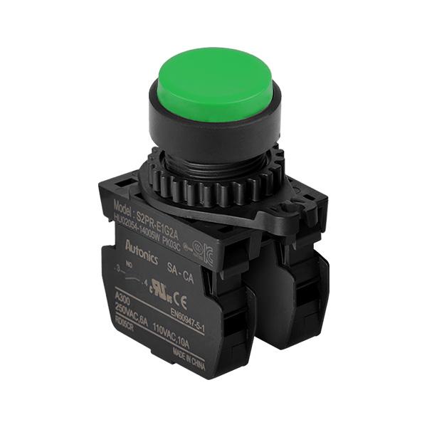 Ø22/25 누름버튼 스위치 S2PR-E1G2AM