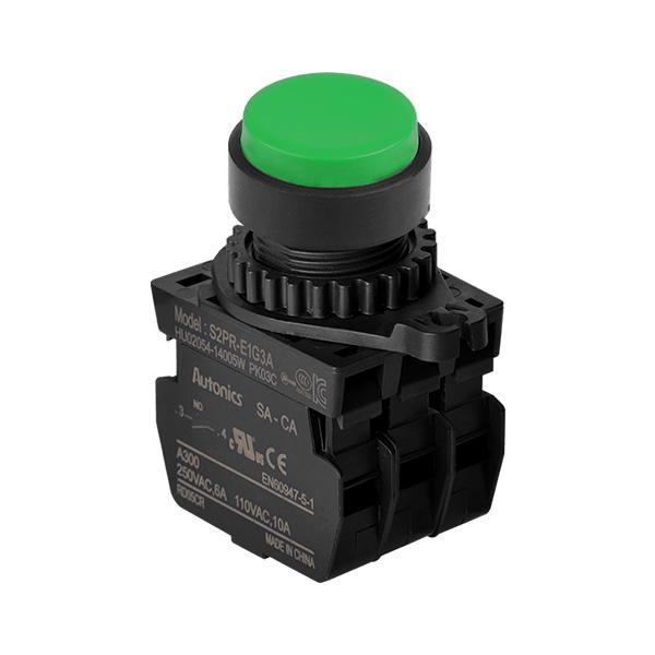 Ø22/25 누름버튼 스위치 S2PR-E1G3A