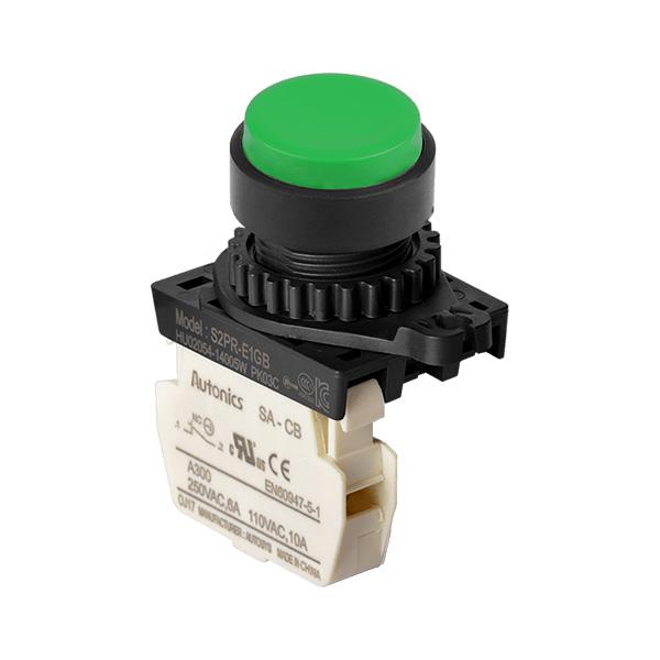 Ø22/25 누름버튼 스위치 S2PR-E1GBM