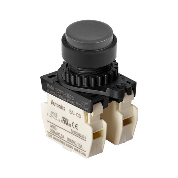 Ø22/25 누름버튼 스위치 S2PR-E1K2B