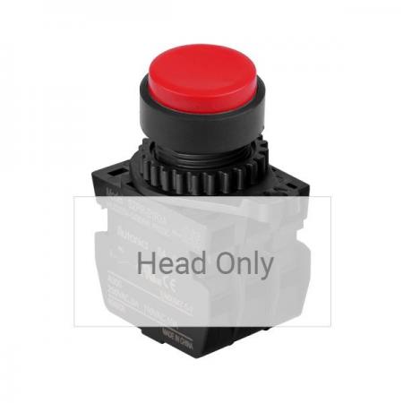 디바이스마트,스위치/부저/전기부품 > 산업용 스위치/제어 기기 > 제어/안전 스위치 > 누름버튼 스위치(25파이 이상),(주)오토닉스,Ø22/25 누름버튼 스위치 S2PR-E1R,취부경 Ø22/25 누름버튼스위치 / 외형:원형 / 버튼형태:[비조광형] 버튼돌출형 / 색상:적색 / 화살표방향:일반 / 접점블록:없음 / LED블록:없음 / 신형 접점블록
