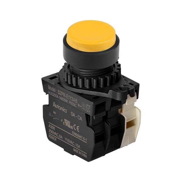 Ø22/25 누름버튼 스위치 S2PR-E1Y2AB