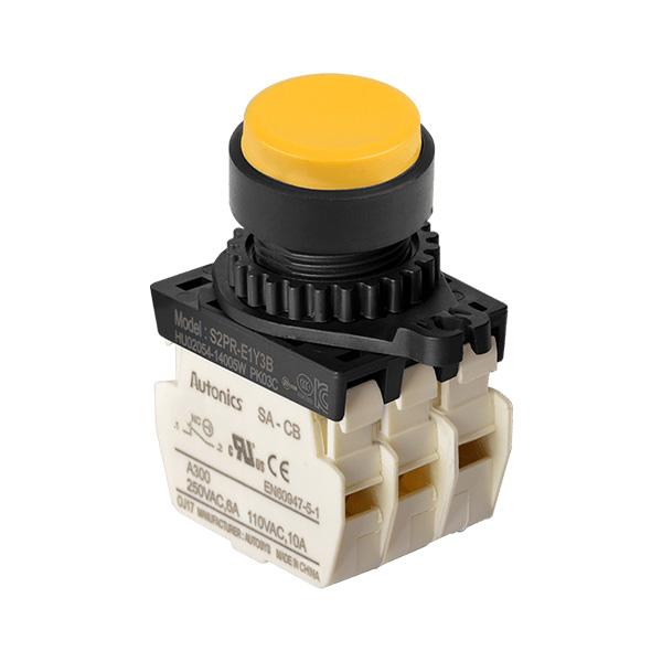 Ø22/25 누름버튼 스위치 S2PR-E1Y3B
