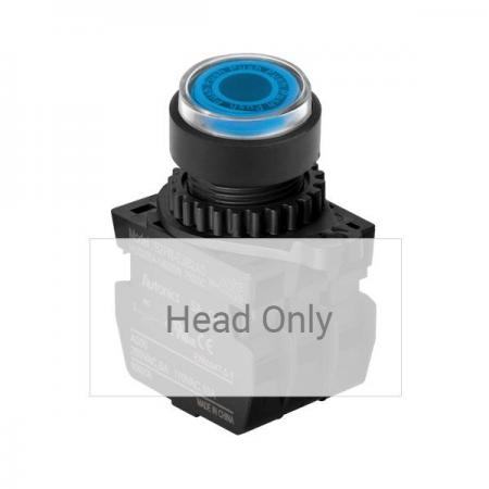 디바이스마트,스위치/부저/전기부품 > 산업용 스위치/제어 기기 > 제어/안전 스위치 > 누름버튼 스위치(25파이 이상),(주)오토닉스,Ø22/25 누름버튼 스위치 S2PR-E3B,취부경 Ø22/25 누름버튼스위치 / 외형:원형 / 버튼형태:[조광형] 버튼돌출형 / 색상:청색 / 화살표방향:일반 / 접점블록:없음 / LED블록:없음 / 신형 접점블록