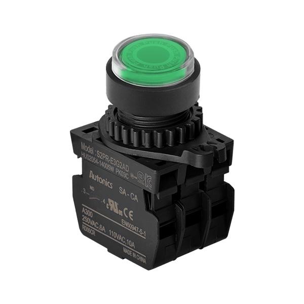 Ø22/25 누름버튼 스위치 S2PR-E3G2ADM