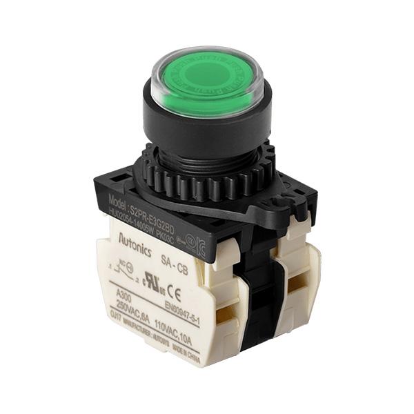 Ø22/25 누름버튼 스위치 S2PR-E3G2BLM